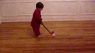 Baby just 20 months old with amazing Golf Swing [upl. by Adar87]