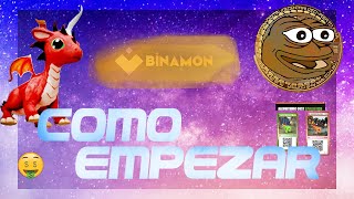 BINAMON COMO EMPEZAR  BINAMON COMO SE JUEGA  BSC VIDEOJUEGOS BLOCKCHAIN BINANCE REFERIDO [upl. by Imelida]