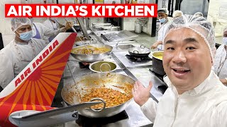 India’s Oldest Flight Kitchen  Air India’s New Onboard Menu [upl. by Kusin113]