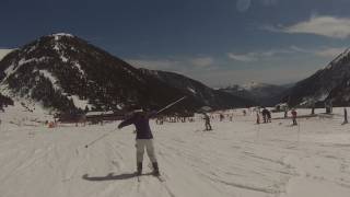 Esquiando en Vallter 2000 Prineos Catalanes GoPro [upl. by Stanislaus]