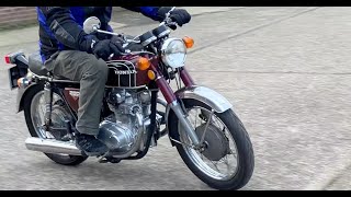 Honda CB250 K4  Walk Around amp Short Ride Out Classic Motorcycle [upl. by Greggory]