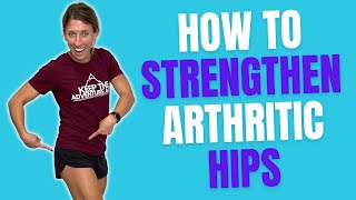 5 BEST strengthening exercises for arthritic hips [upl. by Aisined]