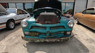 Weathered Warrior  1954 Chevy 3100 Pickup 😮🏁 [upl. by Hakym]