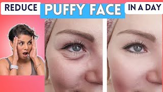 5 AntiAge Tips to REDUCE PUFFY FACE Face Exercises and Home Remedies [upl. by Oynotna]