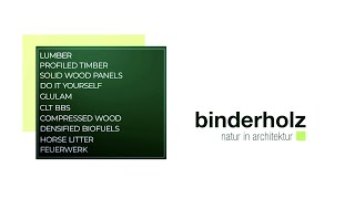 Introduction  the company binderholz [upl. by Mason]