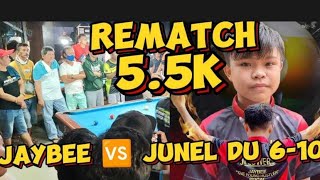 REMATCH Jaybee Sucal 🆚 610 JUNEL Du [upl. by Kcinemod333]