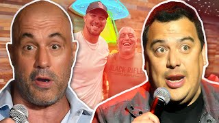 Carlos Mencia Calls Out Joe Rogan For Stealing Jokes From Brendan Schaub [upl. by Aerdnua]