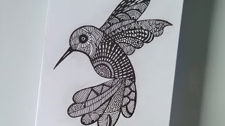 Bird mandala easy art  mandala art  drawing  stepstep  mandalaart bird drawing draw art [upl. by Ayekim]