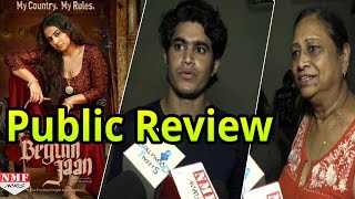 Begum Jaan Public Review  Vidya Balan Gauhar Khan Chunky Pandey [upl. by Adnaerb619]