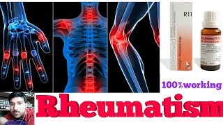 Rheumatism Joints pain German Homoeopatic medicine Drreckeweg r11 explain [upl. by Eltsyek]