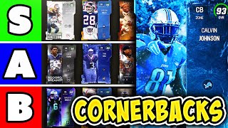 RANKING the BEST Cornerbacks in Madden NFL 24 DEC [upl. by Ahsekim]