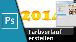 Photoshop Farbverlauf erstellen  Photoshop Gradient ✅ Tutorial [upl. by Vergil]