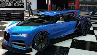 GTA 5  Past DLC Vehicle Customization  Truffade Nero Custom Bugatti Vision GT [upl. by Mariandi620]