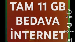 VODAFONE BEDAVA 11 GB İNTERNET 2024 [upl. by Sefton]