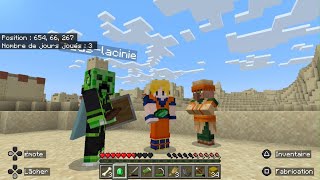 Minecraft  Survie le village detio feat zeus [upl. by Violetta]