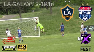 MLS NEXT FEST 2023 U15 LA GALAXY VS TAMPA BAY UNITED FC [upl. by Flannery]