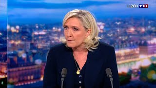 Marine Le Pen  « Cest ma mort politique qui est réclamée » [upl. by Htrag]