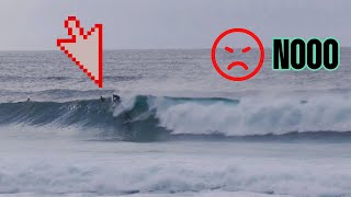 Surfing 10ft Waves DROP INS Wipeouts and Heavy Waves Big Swell hits North Coast Boomerang Beach [upl. by Caesar]