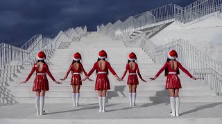 Jingle Bell  Christmas Viral Dance New Version Trending Kids [upl. by Yelhs]