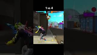 Challenge diya tha 1vs 4 nikal Diyatrending freefire hadshort [upl. by Isyak823]