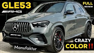 2025 MERCEDES GLE 53 AMG NEW CRAZY MANUFAKTUR SPEC FULL InDepth Review Exterior Interior [upl. by Charmane950]