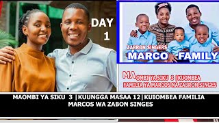 MARCOSWAZABRONSINGERSMAOMBIYASIKU3KUOMBEA FAMILIA YAKEAFARIKIAKIWAANAIMBA SIFA KANISANI [upl. by Anawait]