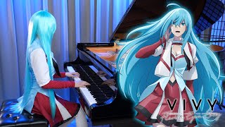 Vivy Fluorite Eyes Song OP「Sing My Pleasure」Rus Piano Cover [upl. by Indnahc507]