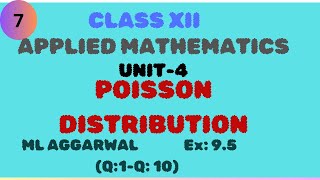 UNIT 4Poisson distribution  Part1Applied MathematicsFLOWWITHMATHS appliedmaths [upl. by Adrien]