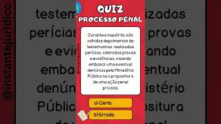 Processo Penal [upl. by Irallih]