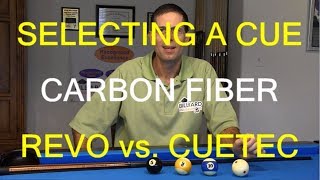 How to Select a Pool Cue Cue Ball Deflection Carbon Fiber Revo vs Cuetec [upl. by Aled864]