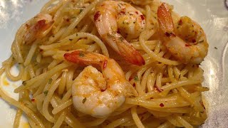 Classic Aglio Olio  Shrimp Aglio Olio Recipe [upl. by Abihsot]