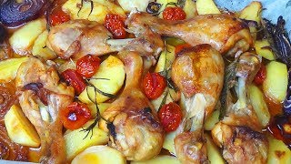 POLLO E PEPERONI GRATINATI AL FORNO 🫑 🍗 piatto unico LEGGERO E VELOCE [upl. by Aisan792]