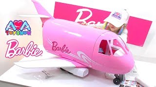 The biggest Barbie toy airplane on Ava Toy Show [upl. by Yhtomiht]