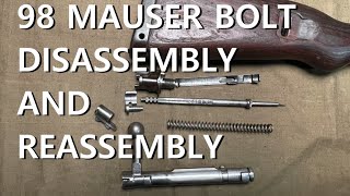 98 Mauser Bolt Disassembly and Reassembly [upl. by Catherin]