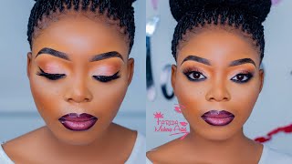 Jinsi ya kupaka MAKEUP FULL ukiwa Nyumbani kwako  FULL MAKEUP STEP BY STEP [upl. by Adnerad]