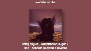 harry styles  watermelon sugar x seb  seaside slowed  reverb [upl. by Manus]