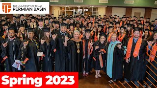 UTPB Spring 2023 Commencement  9AM [upl. by Aiekan]