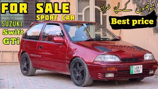 for sale suzuki swift Gti Performance car fully loaded detail owner review  modified squad pk [upl. by Mellisa]