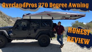 OverlandPros 4K 270 Degree Awning Honest Review [upl. by Okkin]