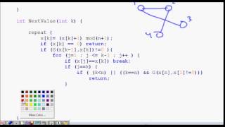 Hamiltonian Cycle Backtracking Algorithm  Code explained part 2 [upl. by Zaneta]