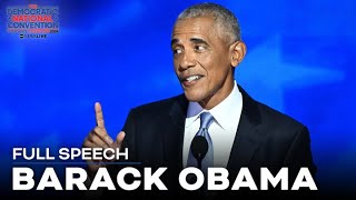 FULL SPEECH Barack Obama’s full speech at the DNC [upl. by Nugesulo]