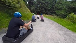 Skyline Luge  Rotorua New Zealand HD [upl. by Aiuqcaj]