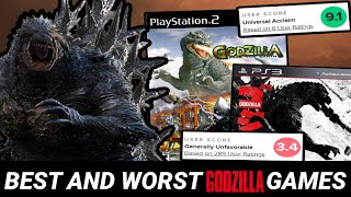 i played the BEST and WORST GODZILLA GAMES [upl. by Anivle]