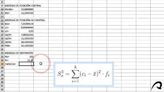 Practica Variable unidimensional continua 0406 Medidas de dispersión [upl. by Boykins]