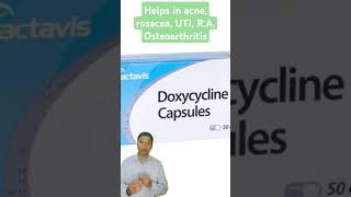 DOXYCYCLINE A WONDER DRUG doxycycline medicine antibiotics acne skincare shortsfeed shorts [upl. by Teresa330]