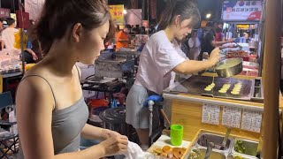 Top 10 Popular Street Food in Taiwanese Night Market [upl. by Thalassa]