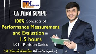 Chapter 8  Performance Measurement and Evaluation  Revision Series Part 1  CA Monish Kanabar [upl. by Greenwald]