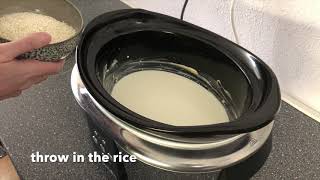 ricepudding from the slowcooker  Crockpot [upl. by Fair432]