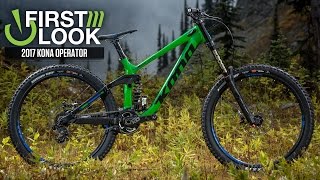 Konas New DH Bike  2017 Operator First Look [upl. by Dunston]