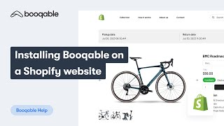 How to install Booqable on a Shopify website [upl. by Eelanna]